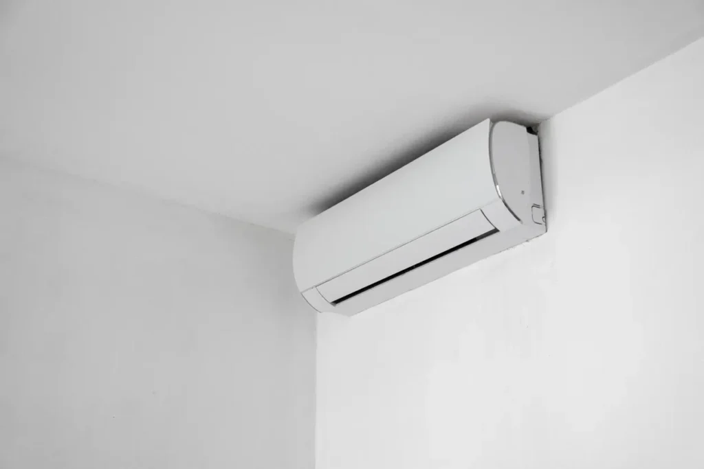 Ductless HVAC Services In Mundelein, IL 16 Ductless HVAC Service installed in the wall of the room